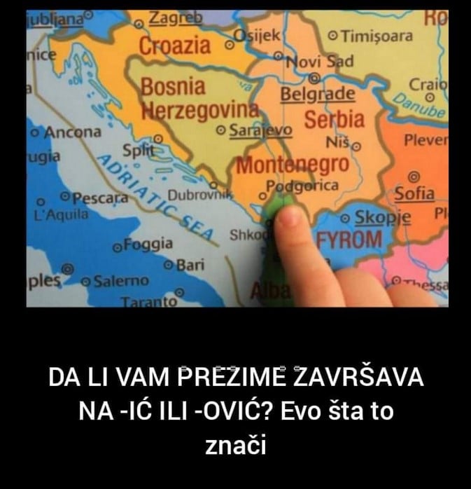 Kada se susretnemo s prezimenima koja se završavaju